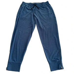 Tommy John Mens Large Go Anywhere Collection Joggers Pants Dark Blue Stretch